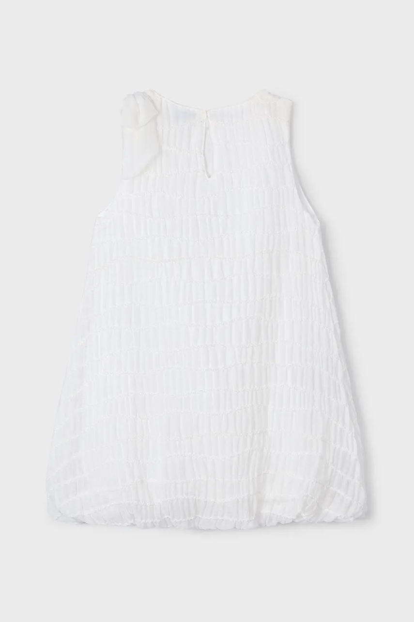 Детское платье Mayoral цвет бежевый mini расклешённое 3916