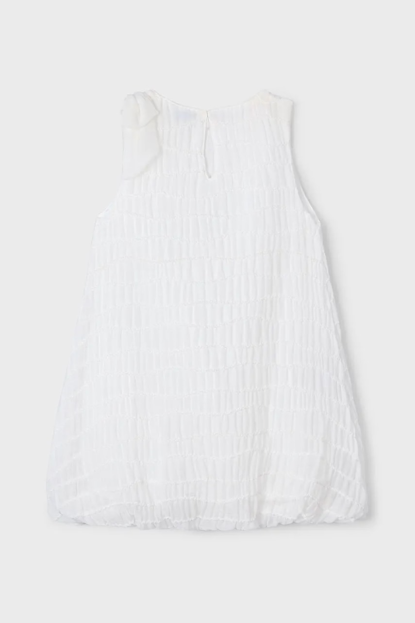 Детское платье Mayoral цвет бежевый mini расклешённое 3916 Детское платье Mayoral цвет бежевый mini расклешённое 3916