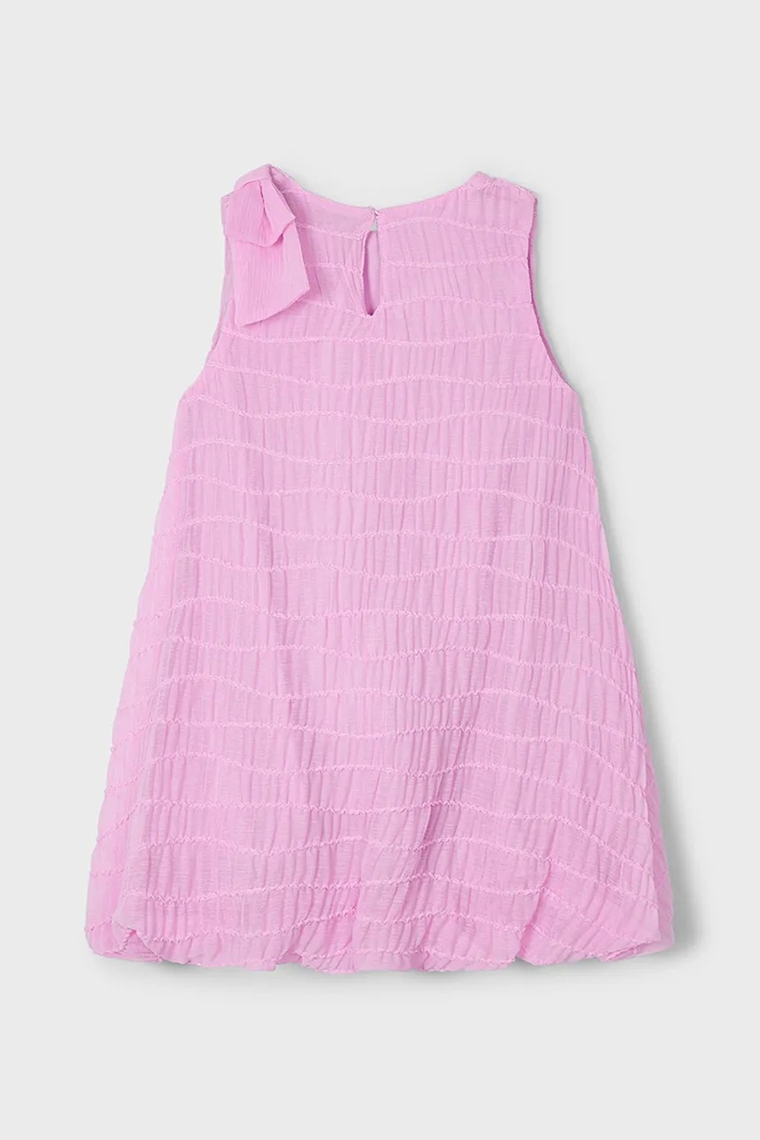 Детское платье Mayoral цвет розовый mini расклешённое 3916