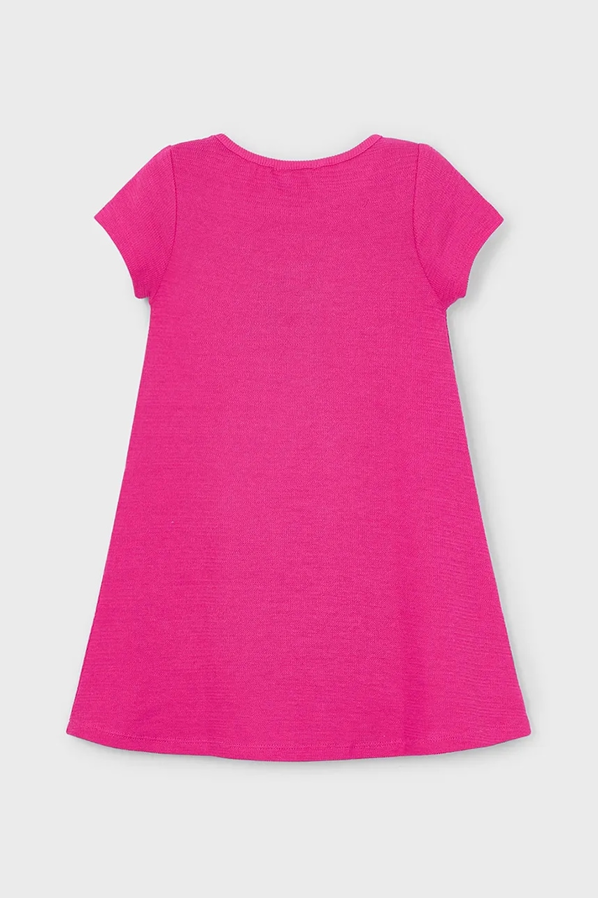Детское платье Mayoral цвет розовый mini прямое 3924 Детское платье Mayoral цвет розовый mini прямое 3924