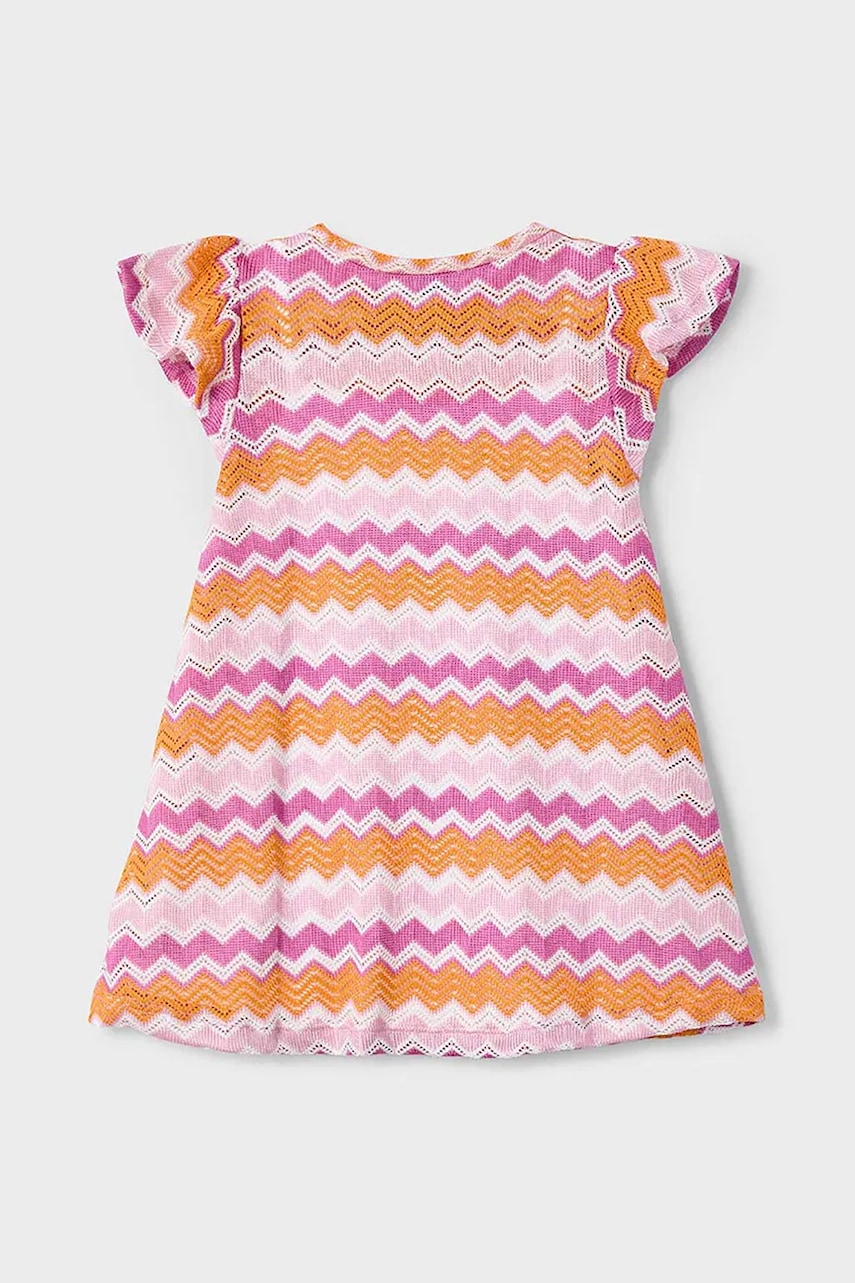 Детское платье Mayoral цвет фиолетовый mini расклешённое 3926