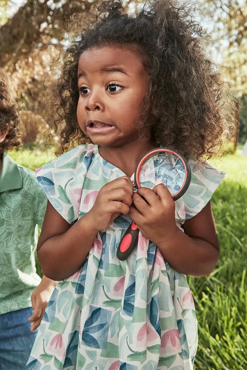 Mayoral rochie fete culoarea turcoaz, mini, evazată, 3928