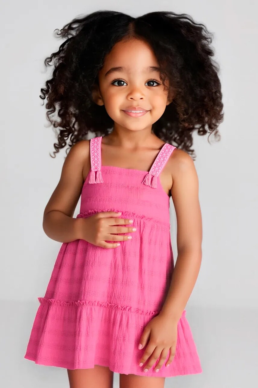Mayoral rochie fete culoarea roz, mini, evazati, 3942