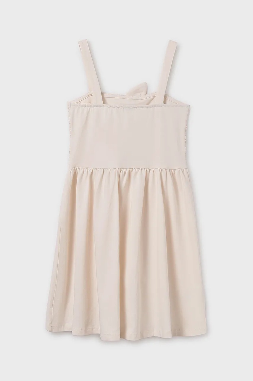 Детское платье Mayoral цвет бежевый mini прямое 6984