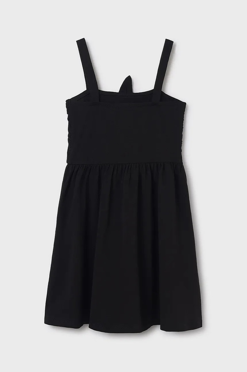 Детское платье Mayoral цвет чёрный mini прямое 6984 Детское платье Mayoral цвет чёрный mini прямое 6984