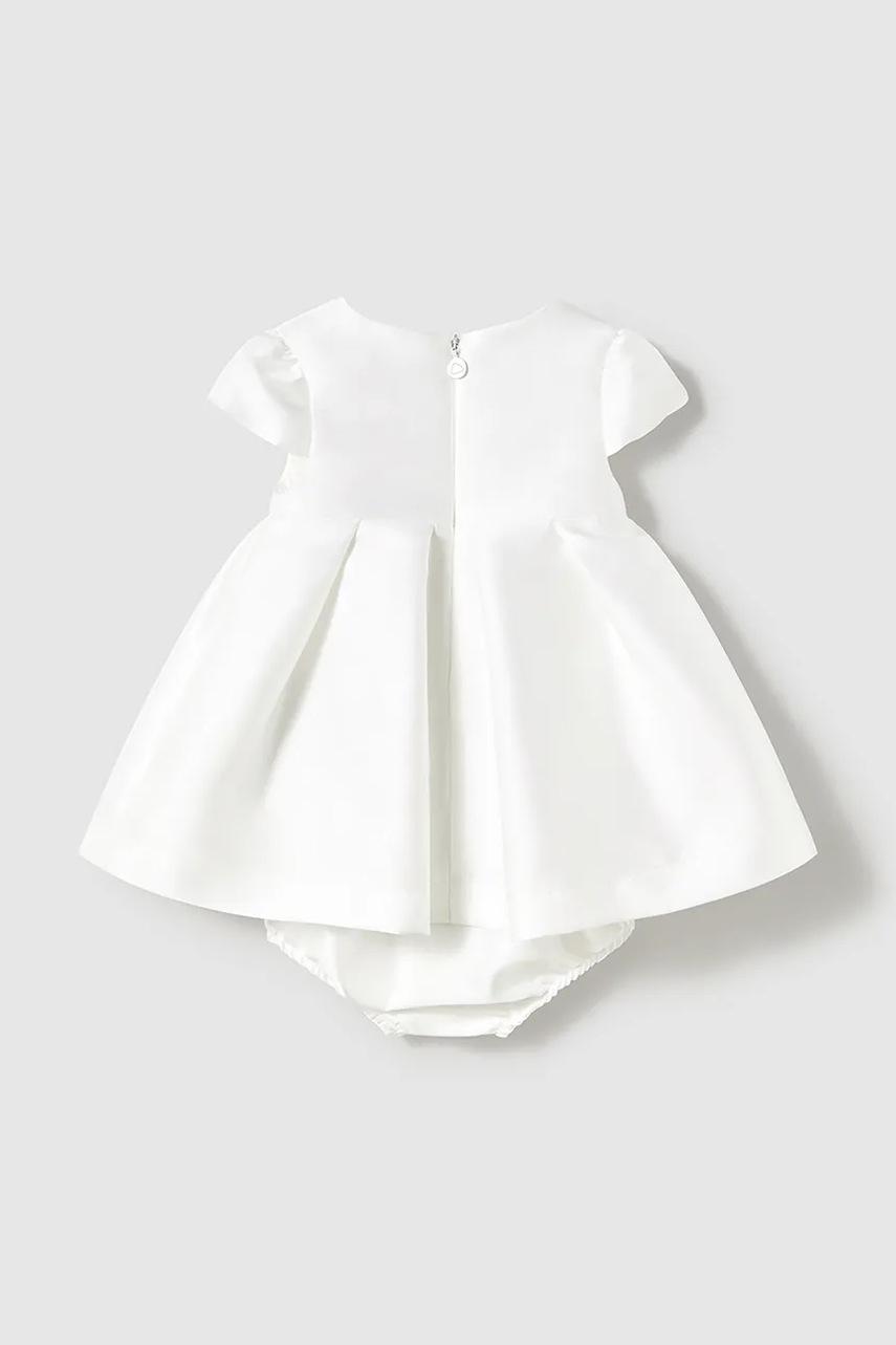 Платье для младенцев Mayoral Newborn цвет белый mini расклешённое 1861