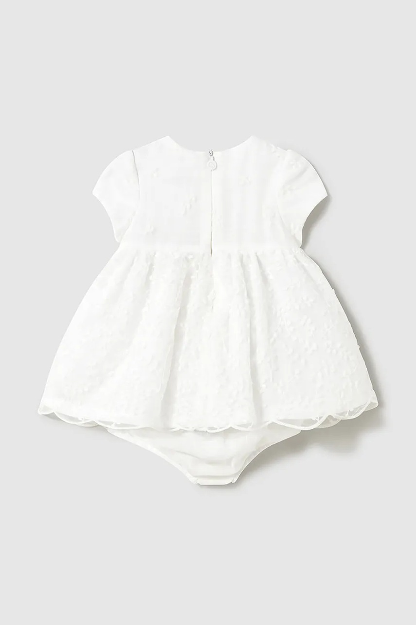 Сукня Mayoral Newborn колір білий mini розкльошена 1862