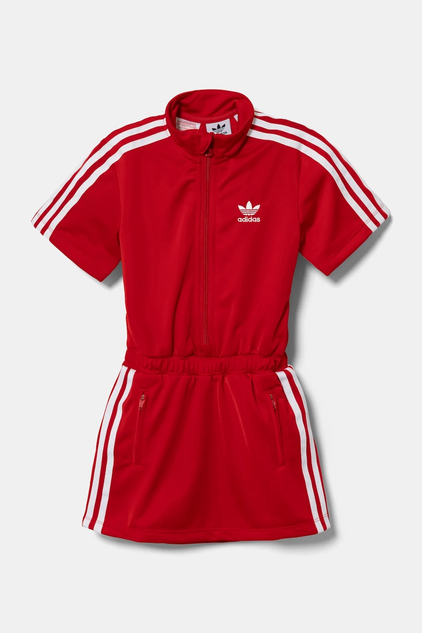 Детское платье adidas Originals цвет красный mini расклешённое JC9169 в Сумах Детское платье adidas Originals цвет красный mini расклешённое JC9169 в Сумах