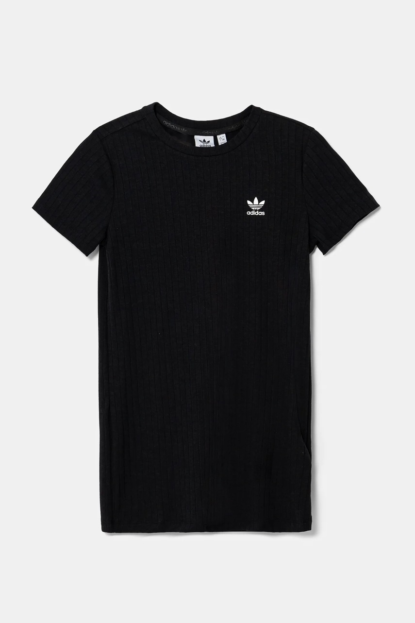 Детское платье adidas Originals цвет чёрный mini прямое JC8429