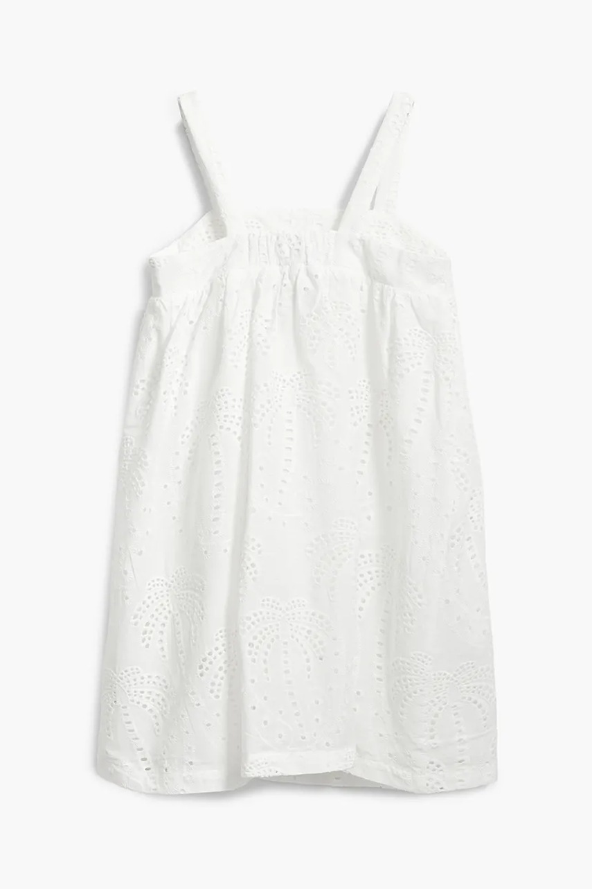 Дитяча бавовняна сукня Desigual колір білий mini розкльошена 25SGVW07