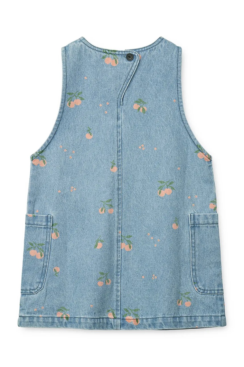Детское джинсовое платье Liewood Angelica Printed Denim Dress mini прямая LW19896
