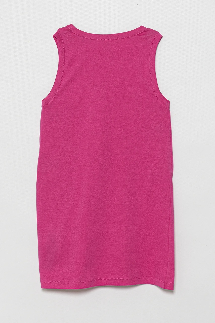 Хлопковое детское платье Guess цвет розовый mini прямое J4GK35 JA914