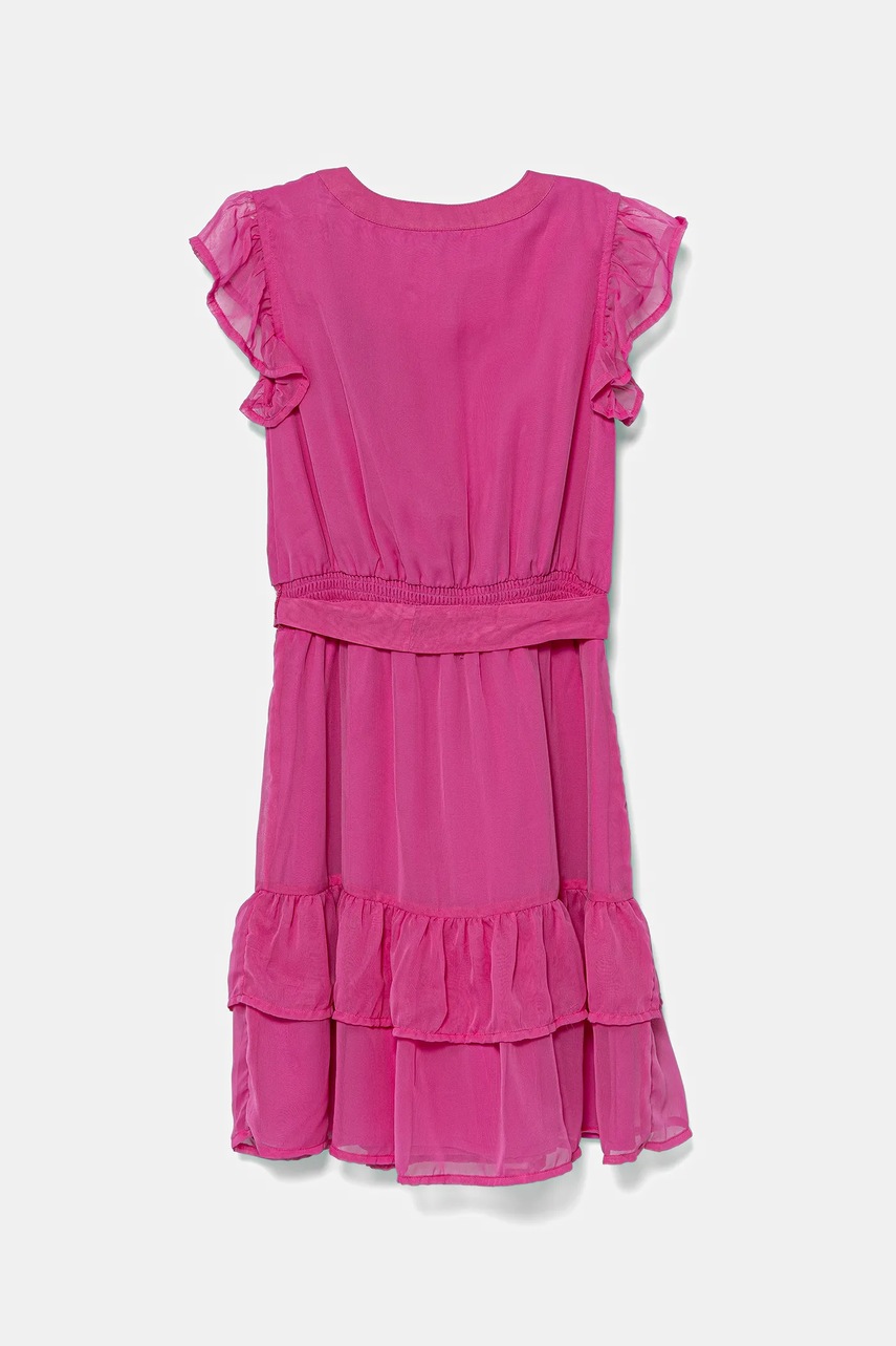 Детское платье Guess цвет розовый mini расклешенное J5GK18 WA2T0 Детское платье Guess цвет розовый mini расклешенное J5GK18 WA2T0