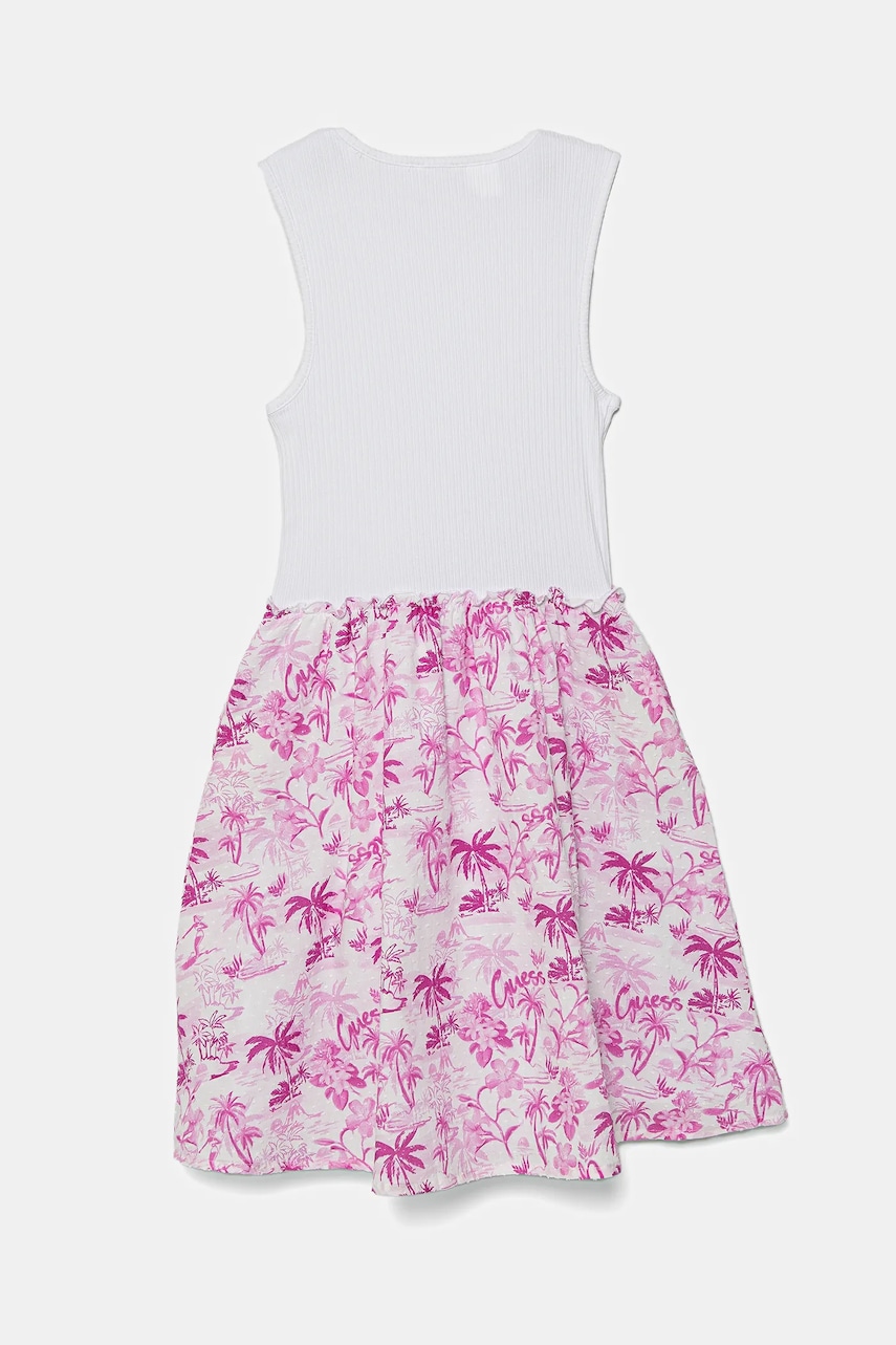 Дитяча бавовняна сукня Guess колір рожевий midi розкльошена J5GK29 KCSQ4 в Полтаві Дитяча бавовняна сукня Guess колір рожевий midi розкльошена J5GK29 KCSQ4 в Полтаві