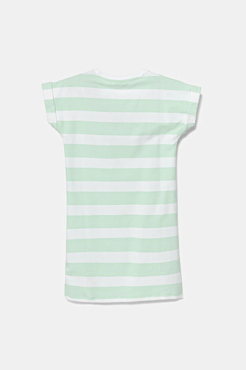 Детское платье Guess цвет зелёный mini прямое J5GK33 KBOR4 Детское платье Guess цвет зелёный mini прямое J5GK33 KBOR4