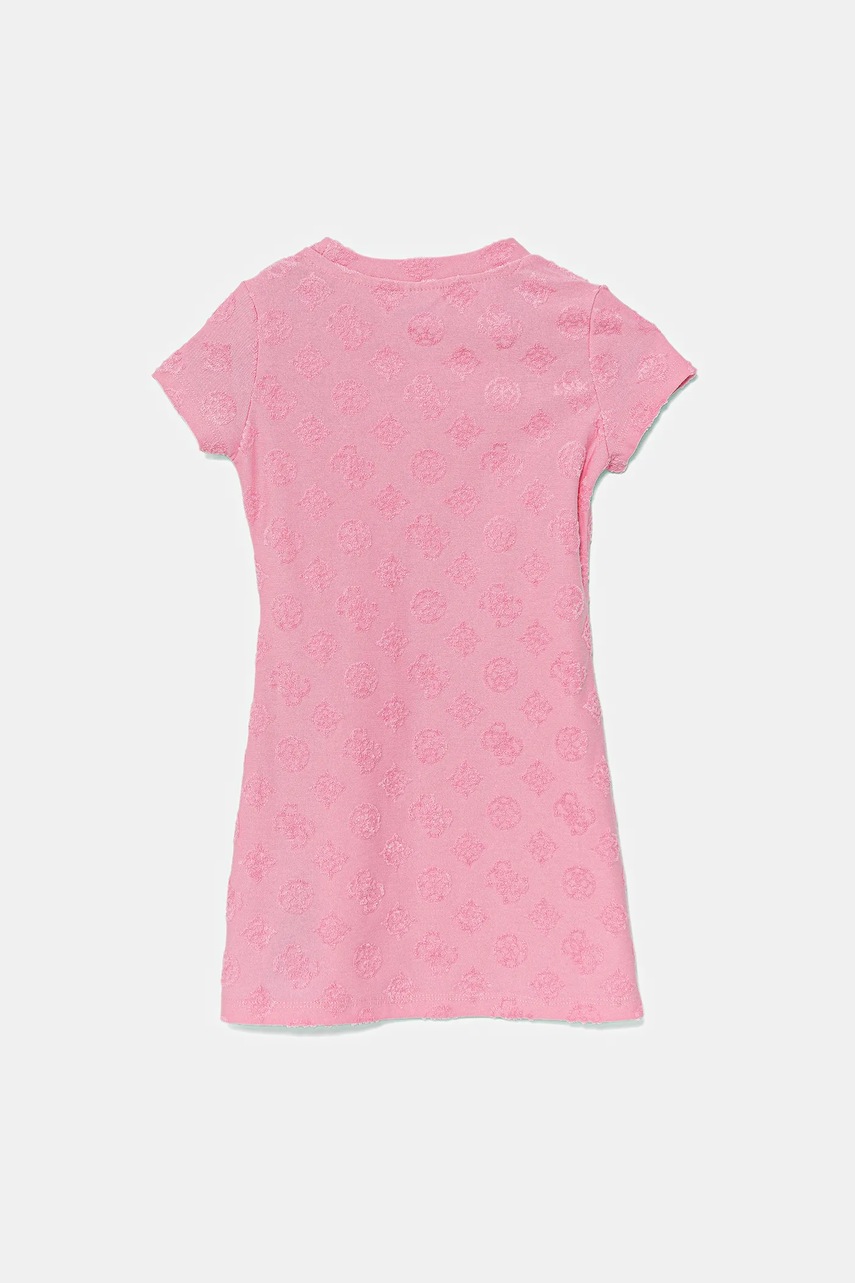 Детское платье Guess цвет розовый mini прямое J5GK38 KCT02