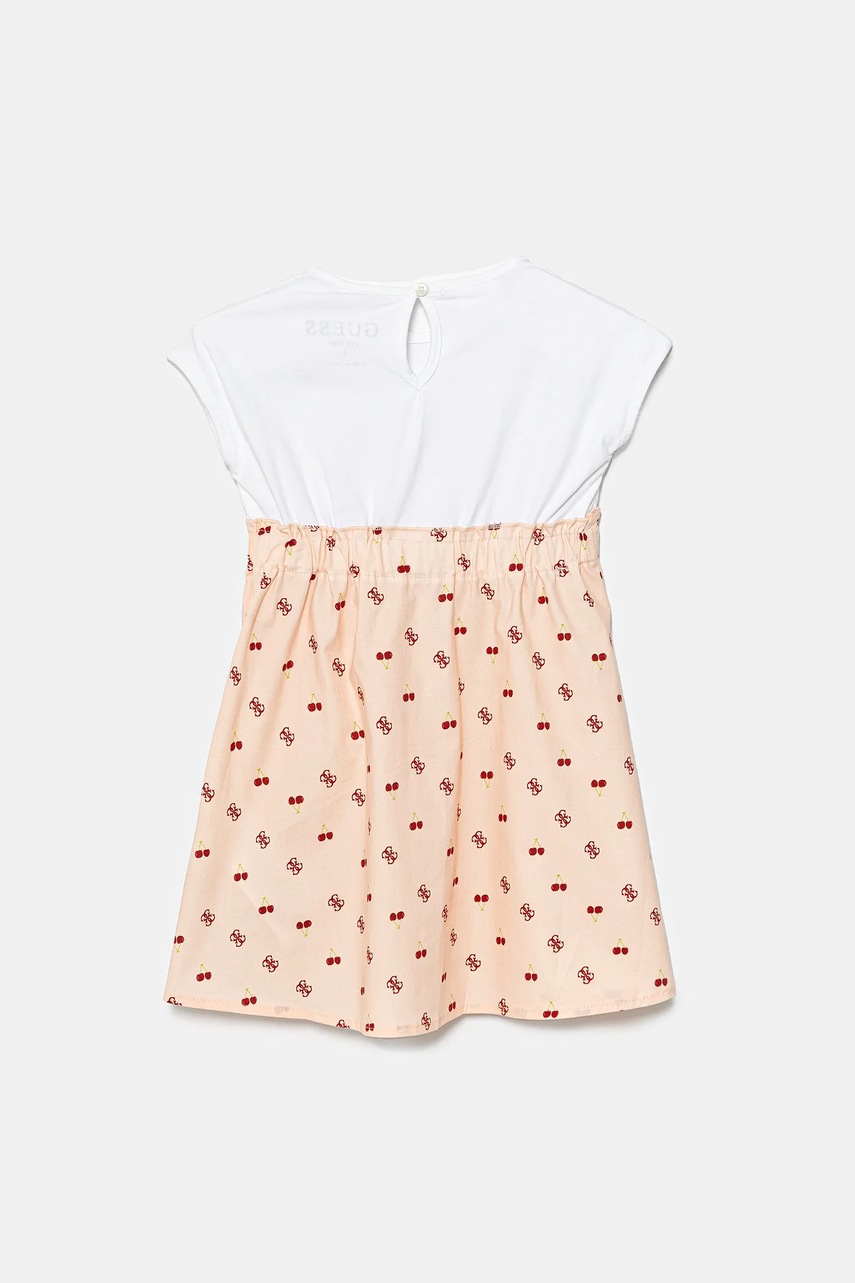 Детское платье Guess цвет оранжевый mini расклешённое K5GK01 K6YW4 Детское платье Guess цвет оранжевый mini расклешённое K5GK01 K6YW4