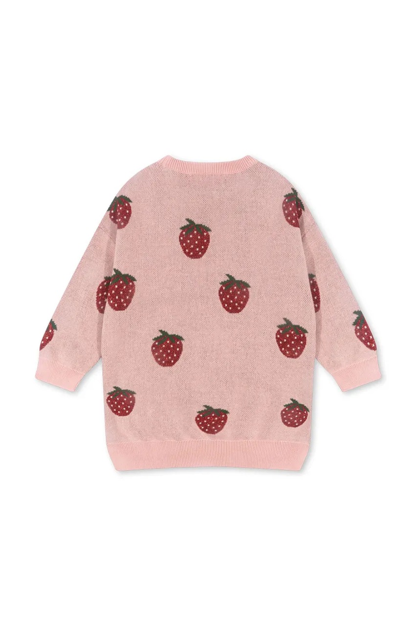 Детское платье Konges Sløjd LAPIS LUREX KNIT DRESS цвет розовый mini прямое KS102262 Детское платье Konges Sløjd LAPIS LUREX KNIT DRESS цвет розовый mini прямое KS102262