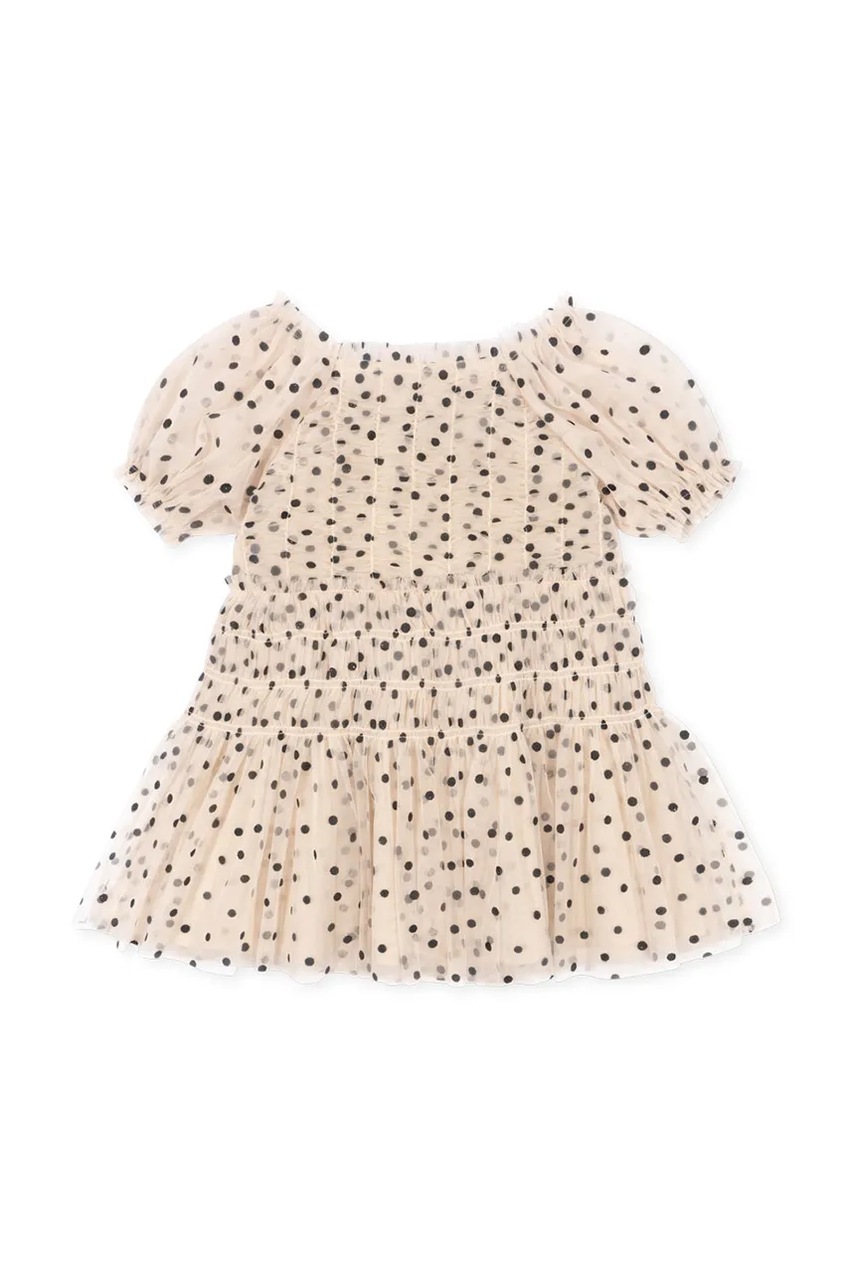 Детское платье Konges Sløjd CHARLENE DRESS цвет бежевый mini расклешённое KS102726 Детское платье Konges Sløjd CHARLENE DRESS цвет бежевый mini расклешённое KS102726