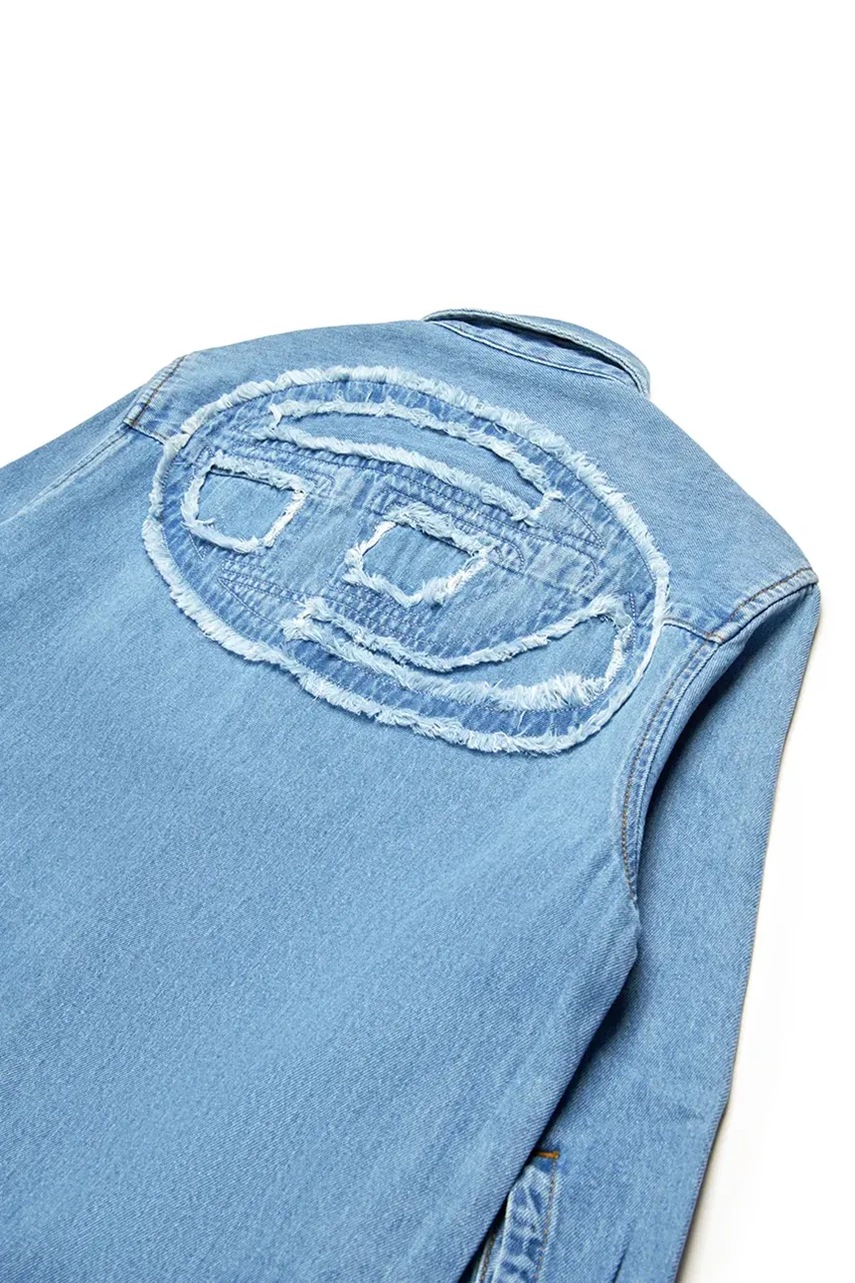 Παιδικό φόρεμα τζιν Diesel DEBBLI DRESS φωτογραφία