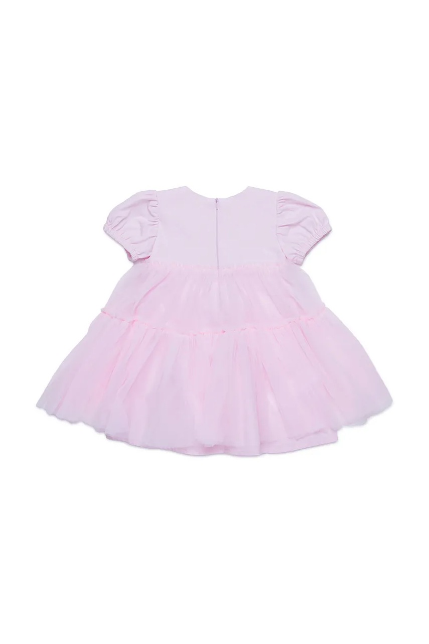 Дитяча бавовняна сукня Marni MD294B DRESS колір рожевий mini розкльошена M01439