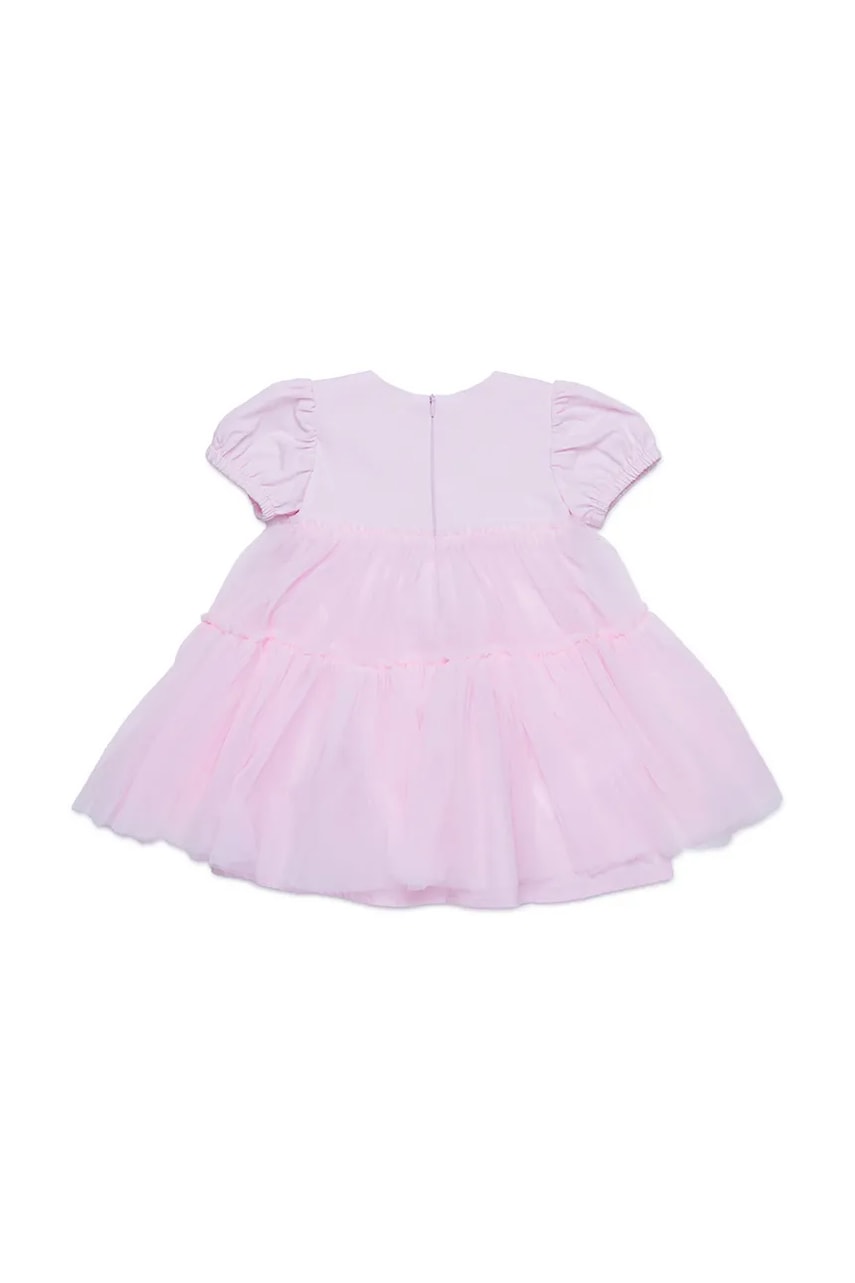 Детское хлопковое платье Marni MD294B DRESS цвет розовый mini расклешённое M01439 Детское хлопковое платье Marni MD294B DRESS цвет розовый mini расклешённое M01439