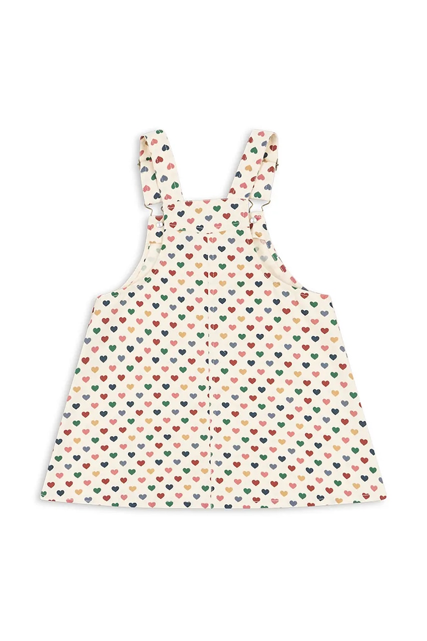 Платье Konges Sløjd FRANKIE OVERALL DRESS GOTS цвет бежевый maxi расклешённое KS103181 Платье Konges Sløjd FRANKIE OVERALL DRESS GOTS цвет бежевый maxi расклешённое KS103181