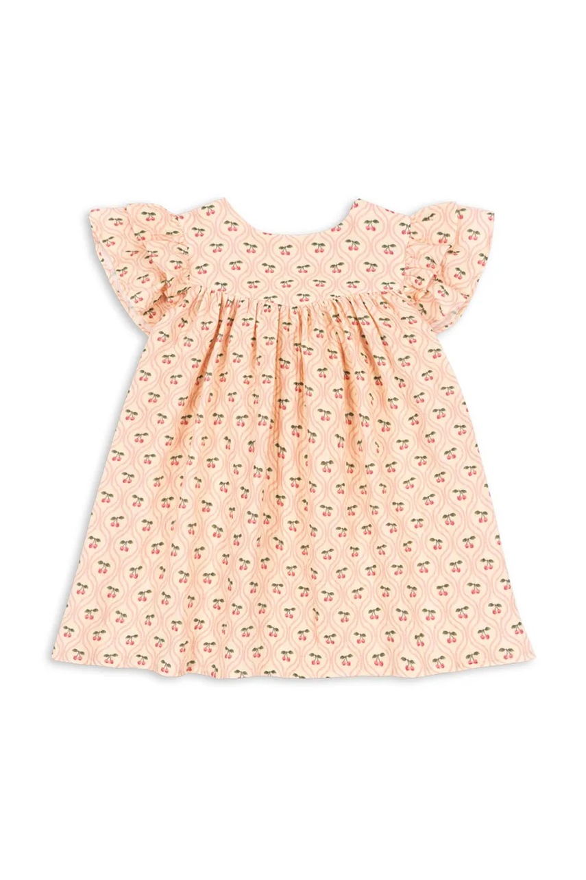 Платье Konges Sløjd COCO DRESS GOTS цвет оранжевый mini расклешённое KS103059 Платье Konges Sløjd COCO DRESS GOTS цвет оранжевый mini расклешённое KS103059