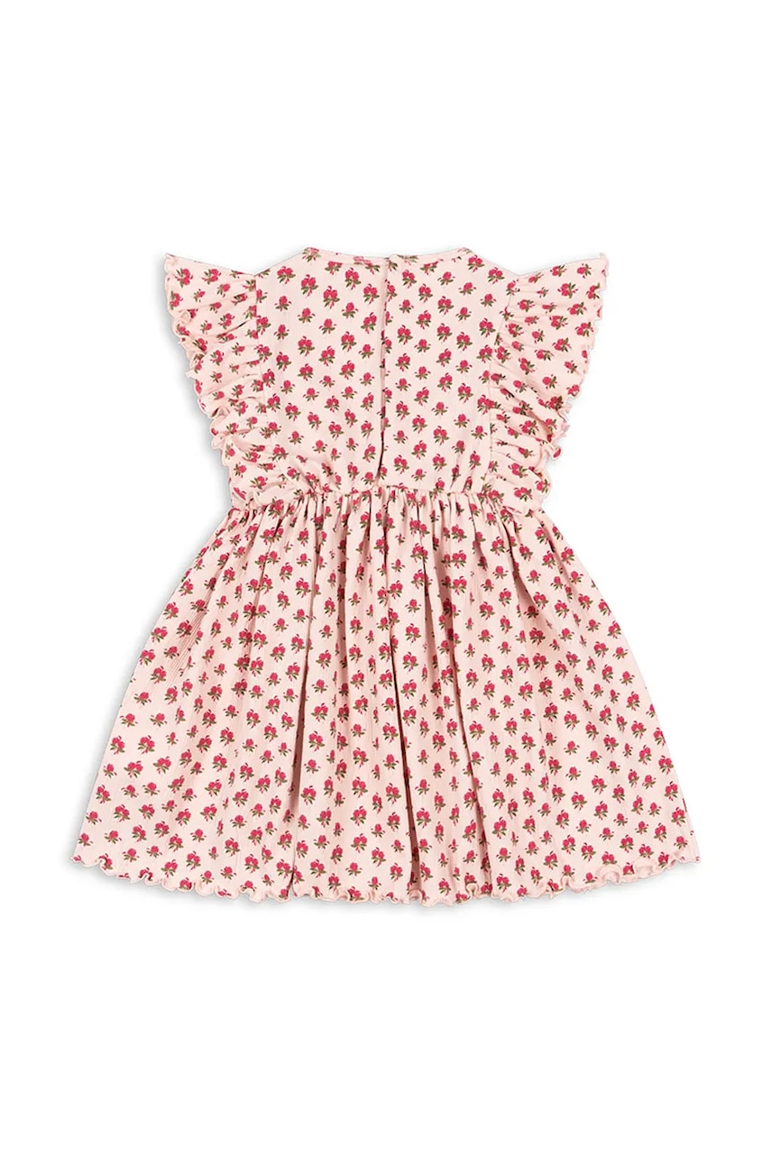Платье Konges Sløjd CHLEO DRESS OCS цвет розовый mini расклешённое KS103197 Платье Konges Sløjd CHLEO DRESS OCS цвет розовый mini расклешённое KS103197