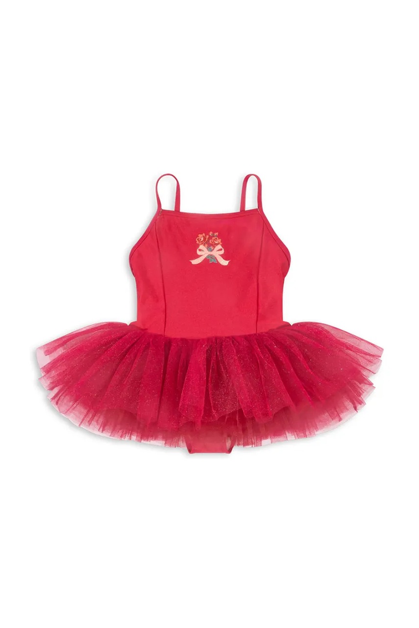 Платье Konges Sløjd MARINA DRESS цвет красный mini расклешённое KS103214 Платье Konges Sløjd MARINA DRESS цвет красный mini расклешённое KS103214