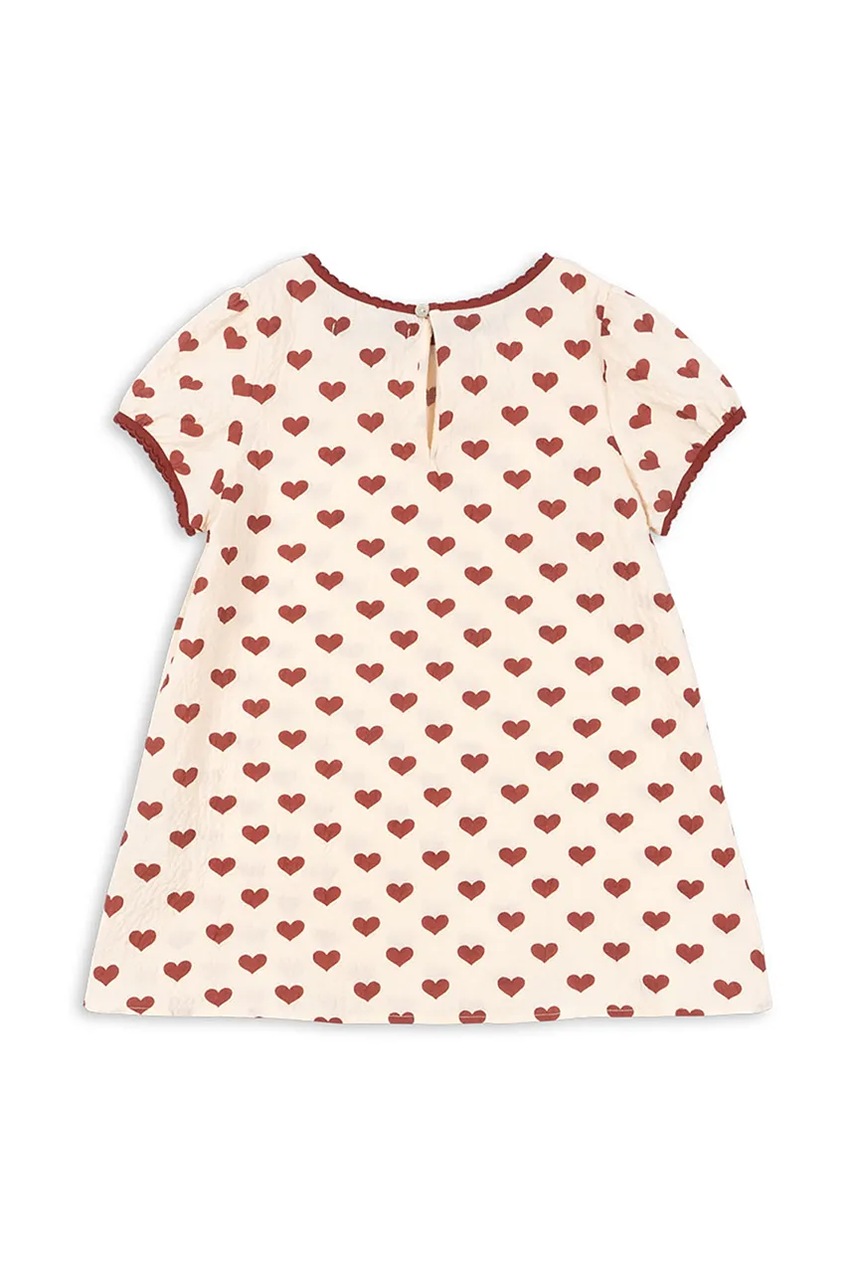 Платье Konges Sløjd AVA SLIP DRESS GOTS цвет бежевый mini прямое KS103236 Платье Konges Sløjd AVA SLIP DRESS GOTS цвет бежевый mini прямое KS103236