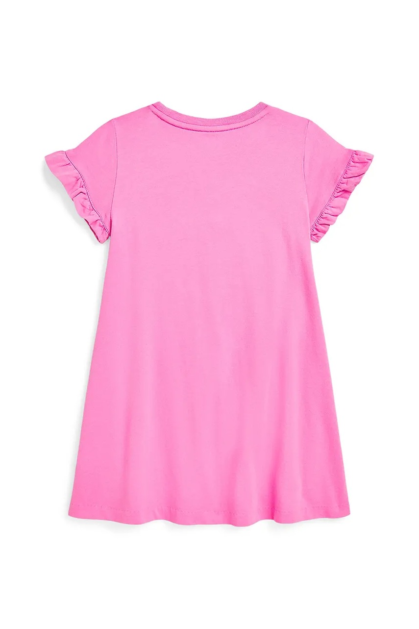 Дитяча бавовняна сукня Polo Ralph Lauren колір рожевий mini пряма 312965157002 в Днепрі Дитяча бавовняна сукня Polo Ralph Lauren колір рожевий mini пряма 312965157002 в Днепрі