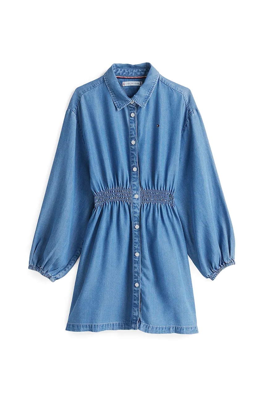 Детское платье Tommy Hilfiger mini расклешённое KG0KG08567 Детское платье Tommy Hilfiger mini расклешённое KG0KG08567