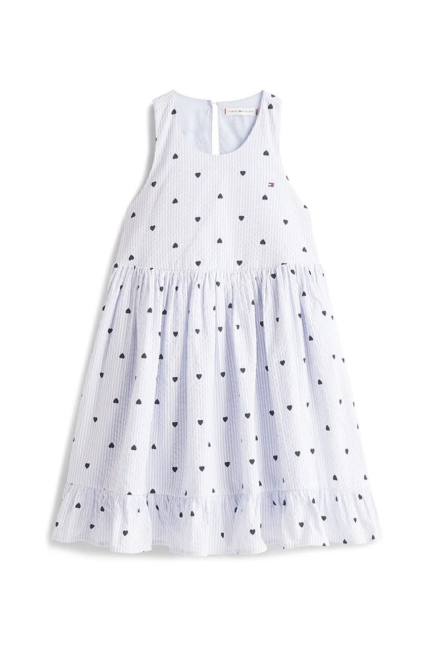 Детское платье Tommy Hilfiger mini расклешённое KG0KG08570 Детское платье Tommy Hilfiger mini расклешённое KG0KG08570