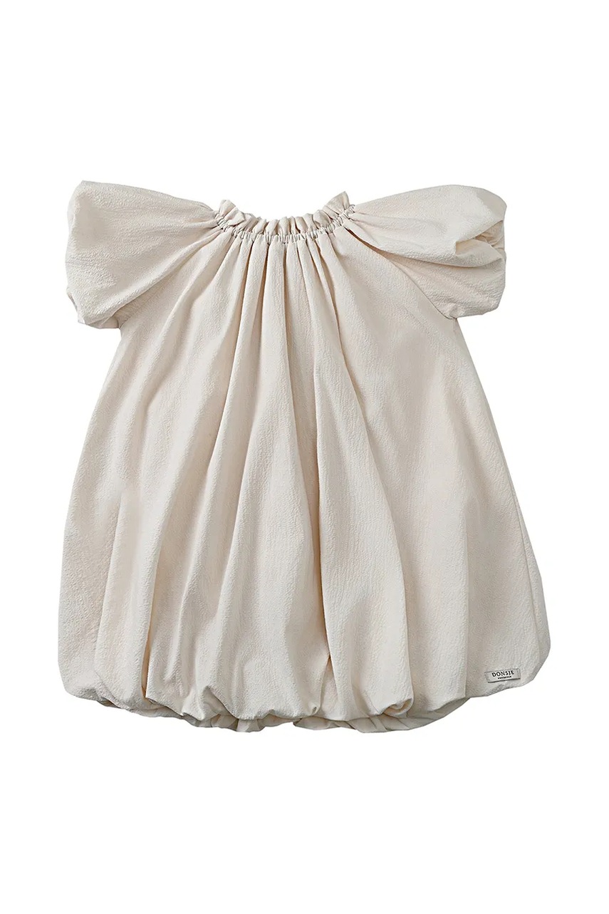 Donsje gyerek ruha Dilan Dress fehér, mini, oversize, 4091700 termék 2. képe