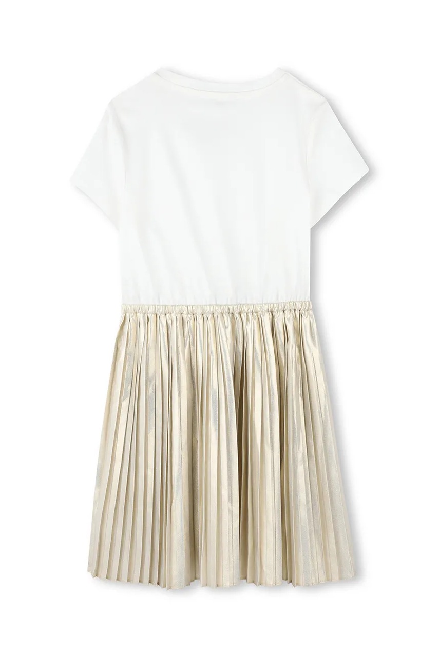 Детское платье Michael Kors цвет золотой midi расклешённое R30343