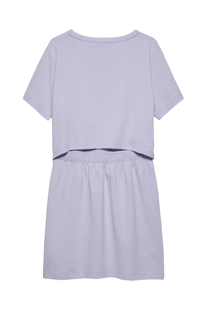 Детское платье Calvin Klein Jeans цвет фиолетовый mini прямое IG0IG02905