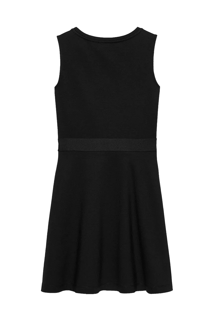 Детское платье Calvin Klein Jeans цвет чёрный mini расклешённое IG0IG02910 Детское платье Calvin Klein Jeans цвет чёрный mini расклешённое IG0IG02910