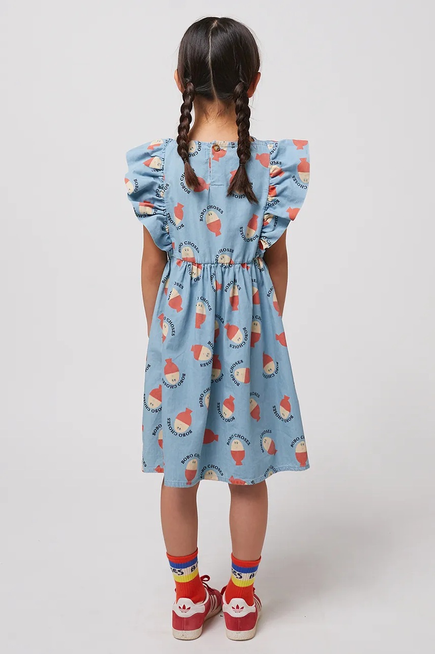 Παιδικό βαμβακερό φόρεμα Bobo Choses Morning Egg φωτογραφία