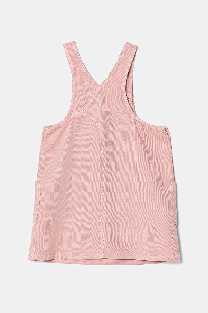 Детское платье United Colors of Benetton цвет розовый mini прямое 41AQGT00L Детское платье United Colors of Benetton цвет розовый mini прямое 41AQGT00L