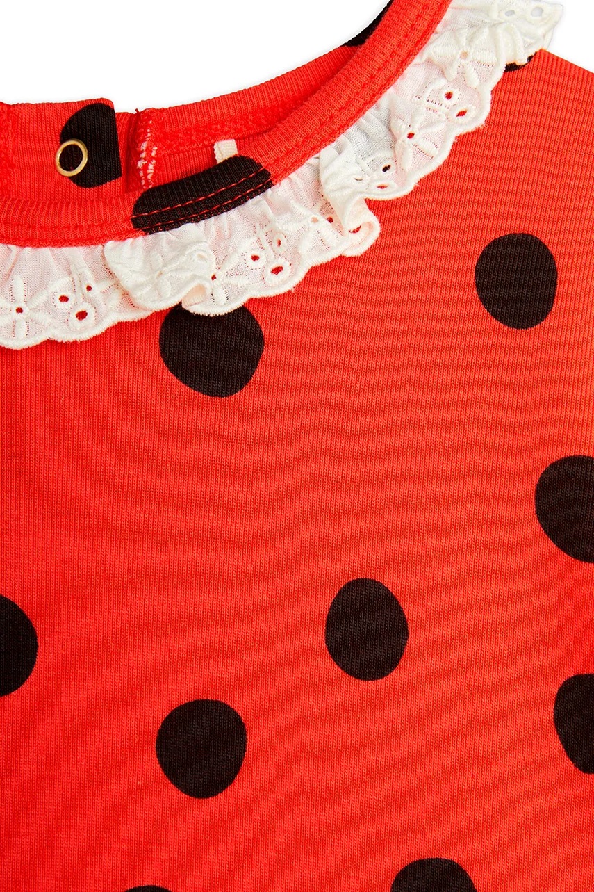 Dětské bavlněné šaty Mini Rodini Dots (obrázek 4)