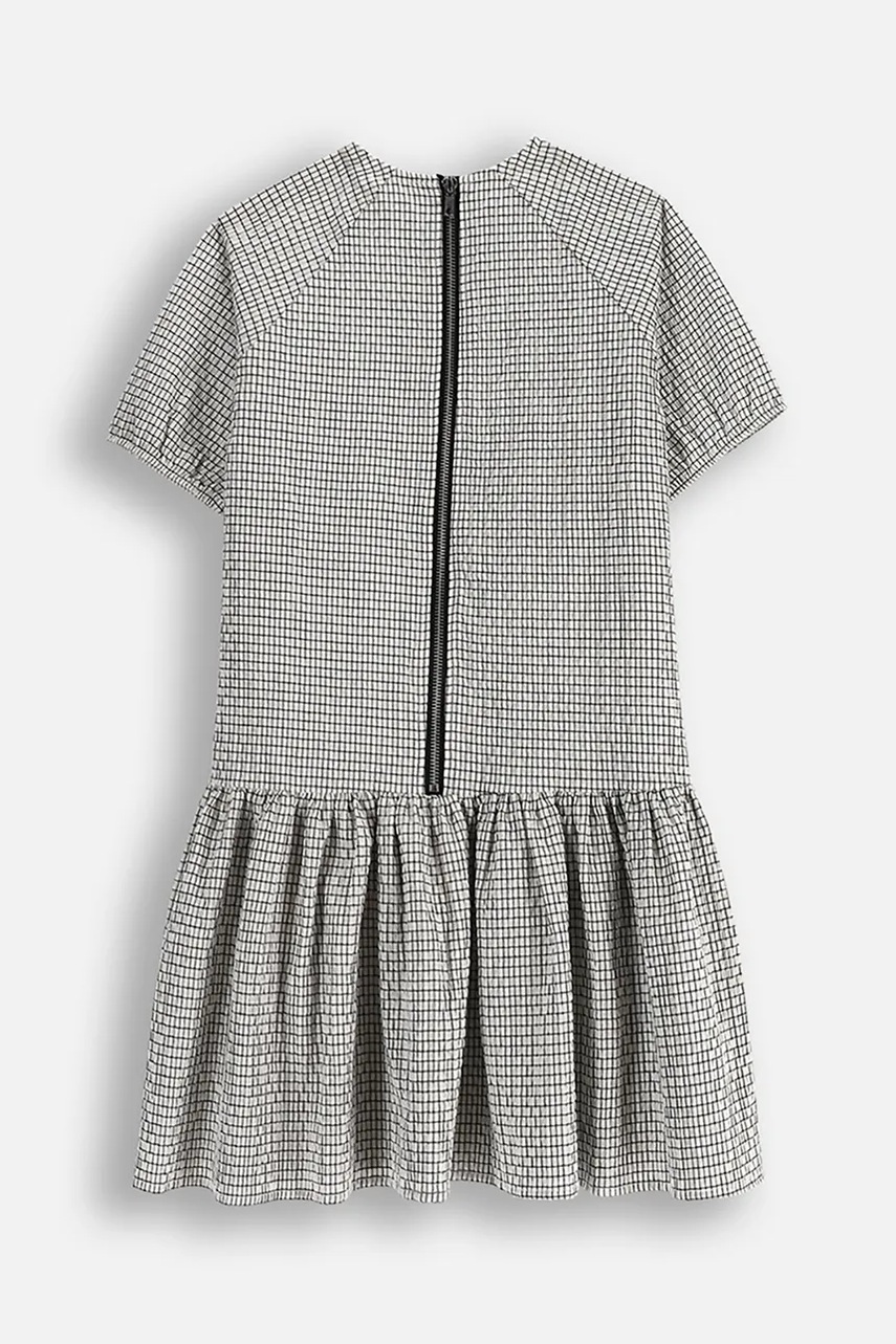 Детское платье Coccodrillo цвет серый mini расклешённое DREAM DIARIES GIRL JUNIOR