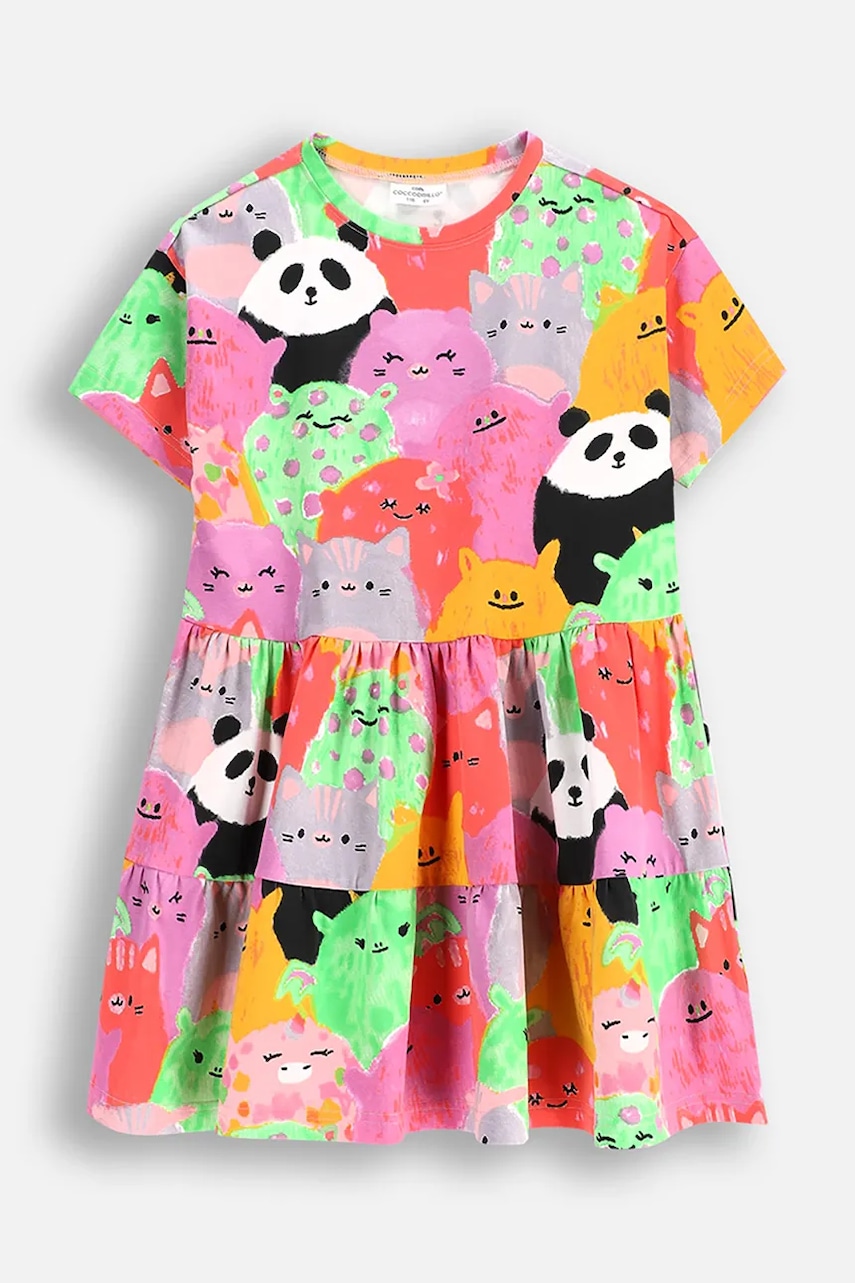 Coccodrillo rochie fete mini, evazată, REBEL GIRL KIDS