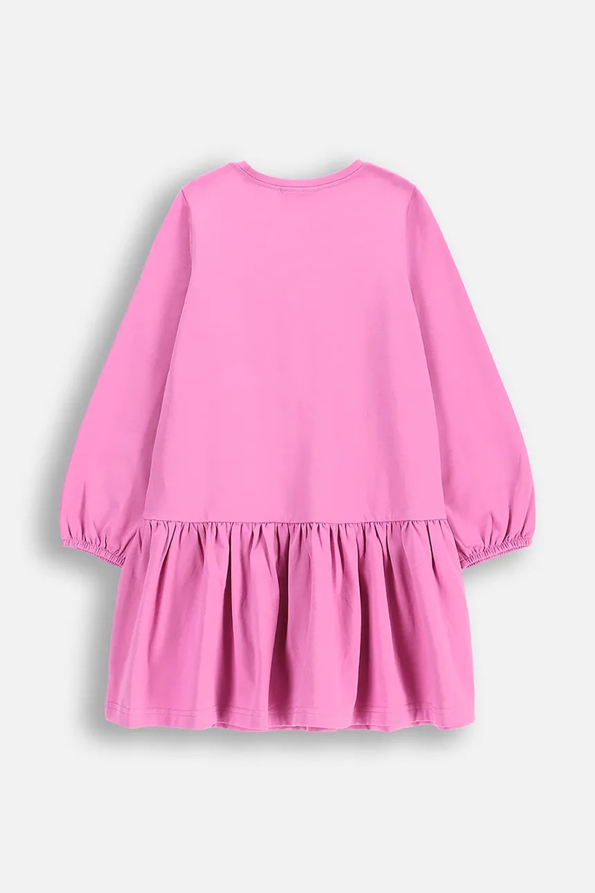 Детское платье Coccodrillo цвет розовый mini прямое COSMIC GIRL KIDS