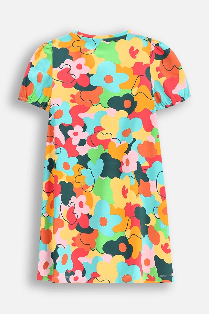 Платье Coccodrillo цвет зелёный midi прямое MAXITROPIC GIRL KIDS