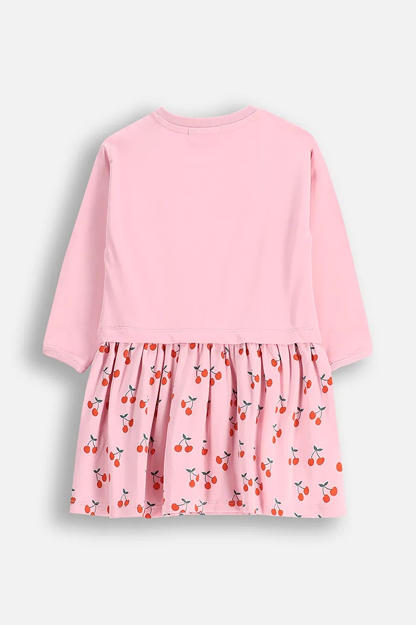 Платье для младенцев Coccodrillo цвет розовый mini расклешённое MAXITROPIC GIRL NEWBORN