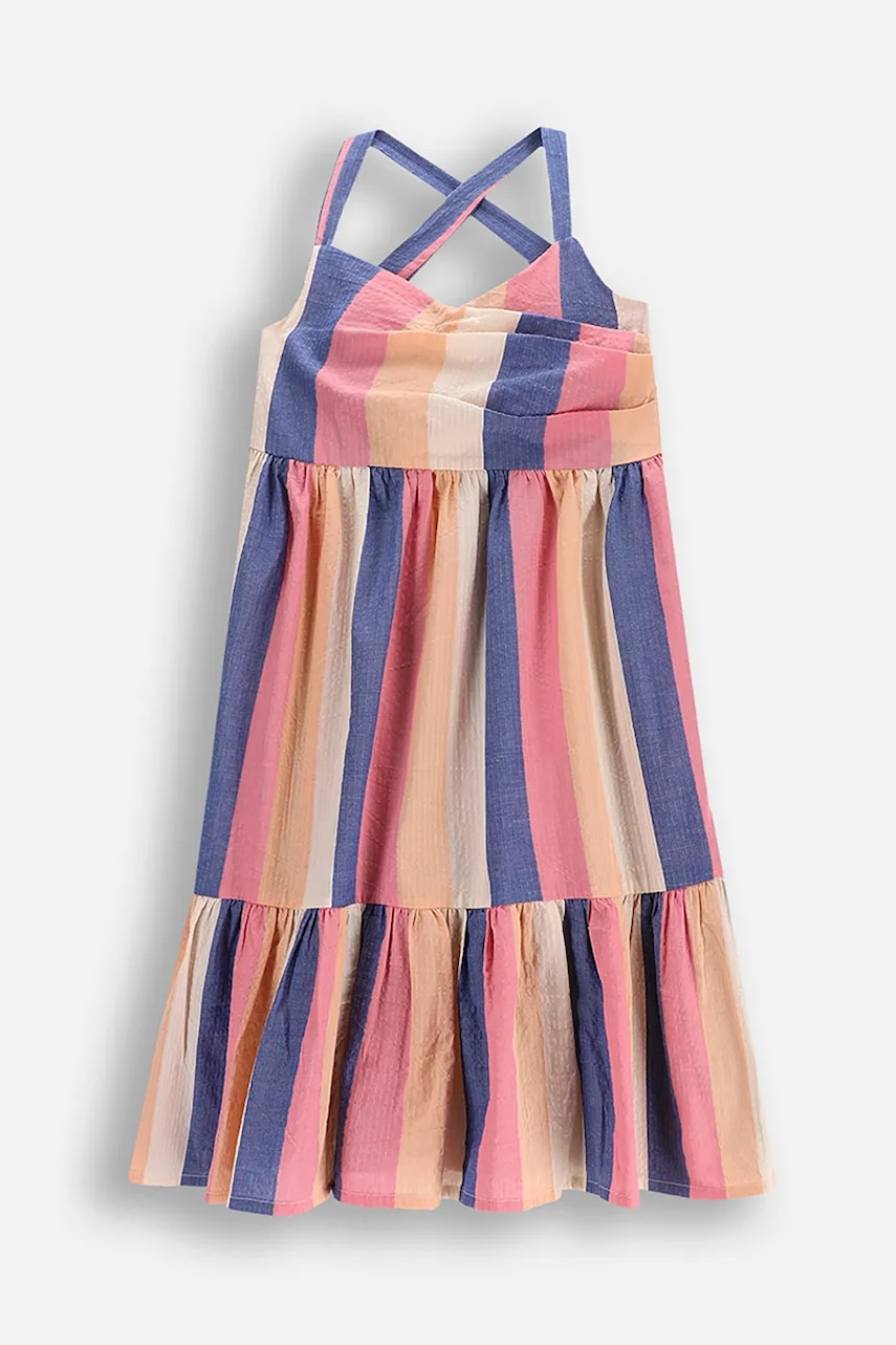 Хлопковое платье Coccodrillo maxi расклешённое FLOWER PARADISE GIRL JUNIOR Хлопковое платье Coccodrillo maxi расклешённое FLOWER PARADISE GIRL JUNIOR