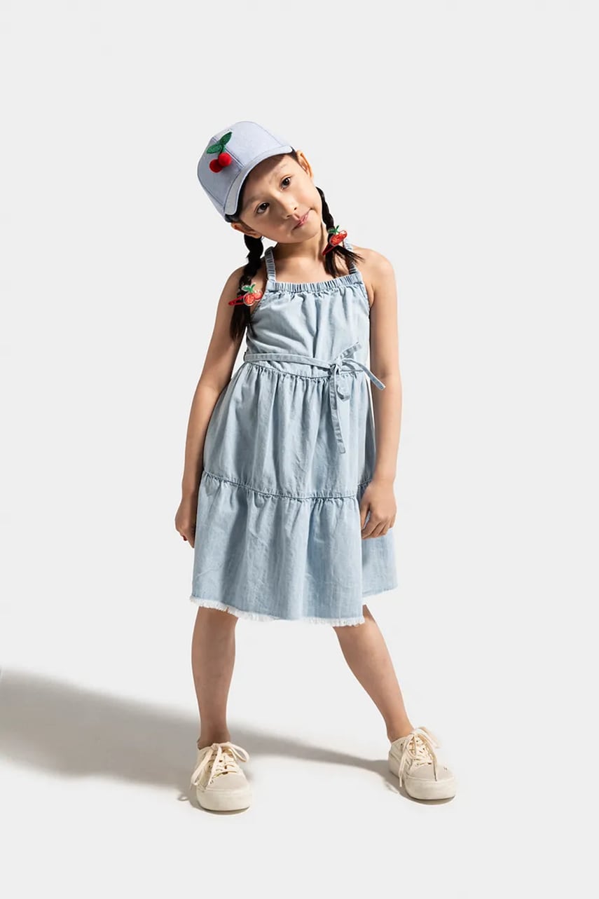 Coccodrillo rochie midi, drept, HOLIDAY SPLASH GIRL KIDS