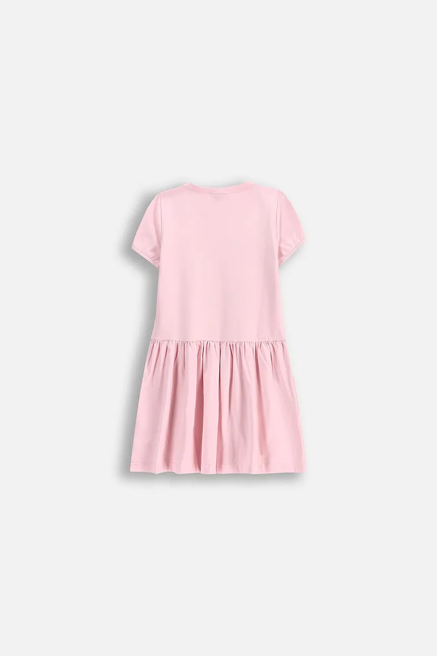 Платье Coccodrillo цвет розовый mini прямое HOLIDAY SPLASH GIRL KIDS