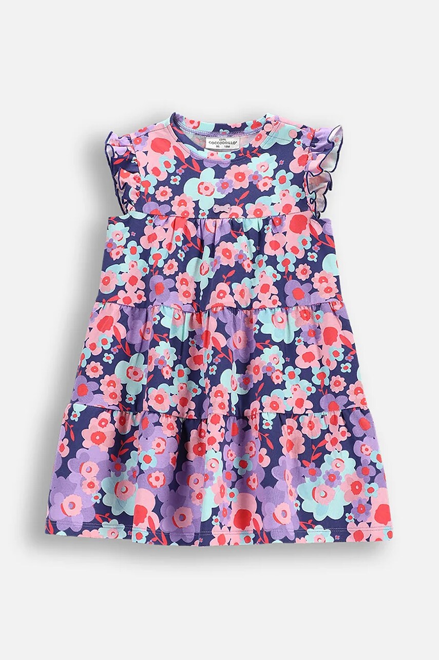Coccodrillo rochie mini, evazați, HOLIDAY SPLASH GIRL NEWBORN